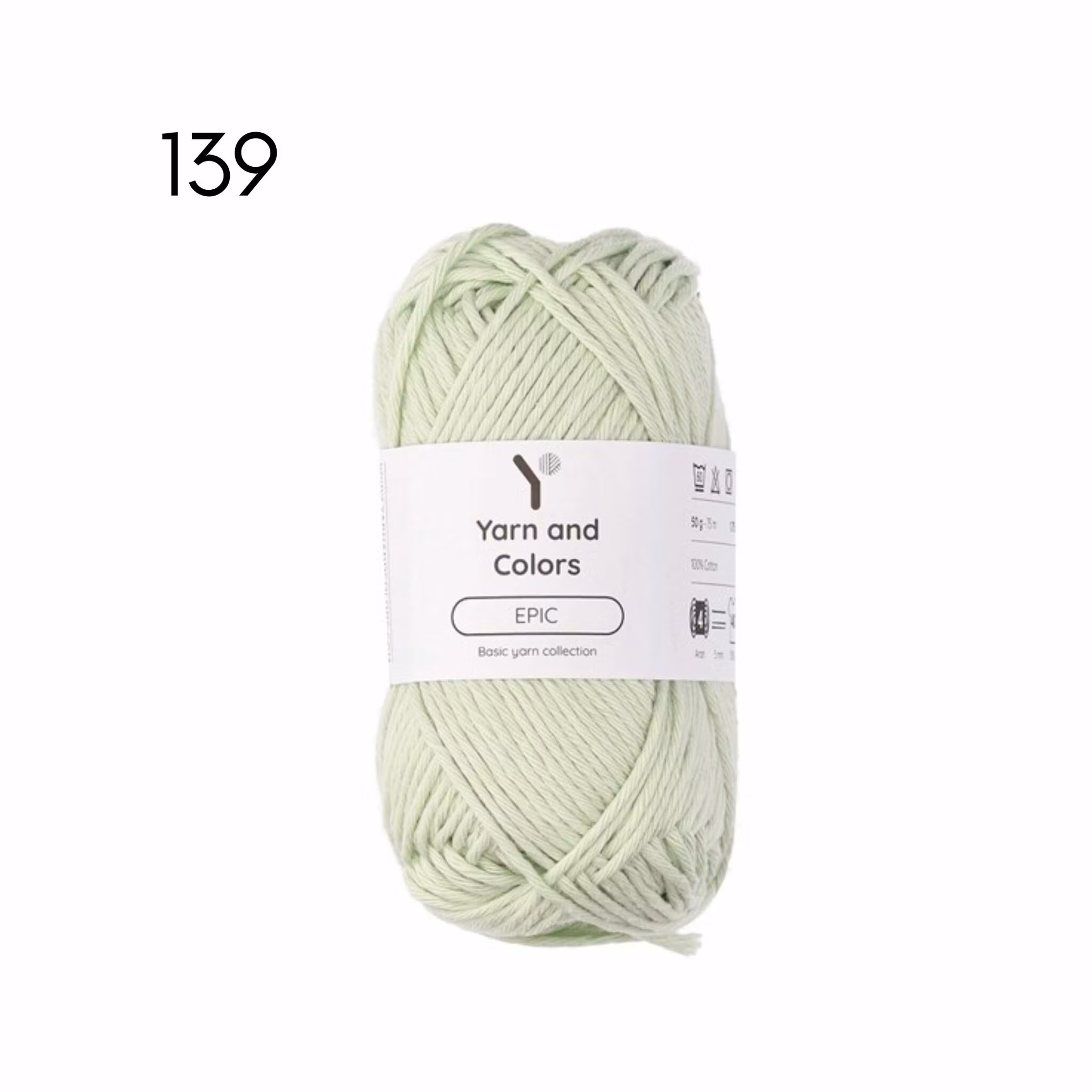 Yarn and colors - EPIC 8/8 bomullsgarn