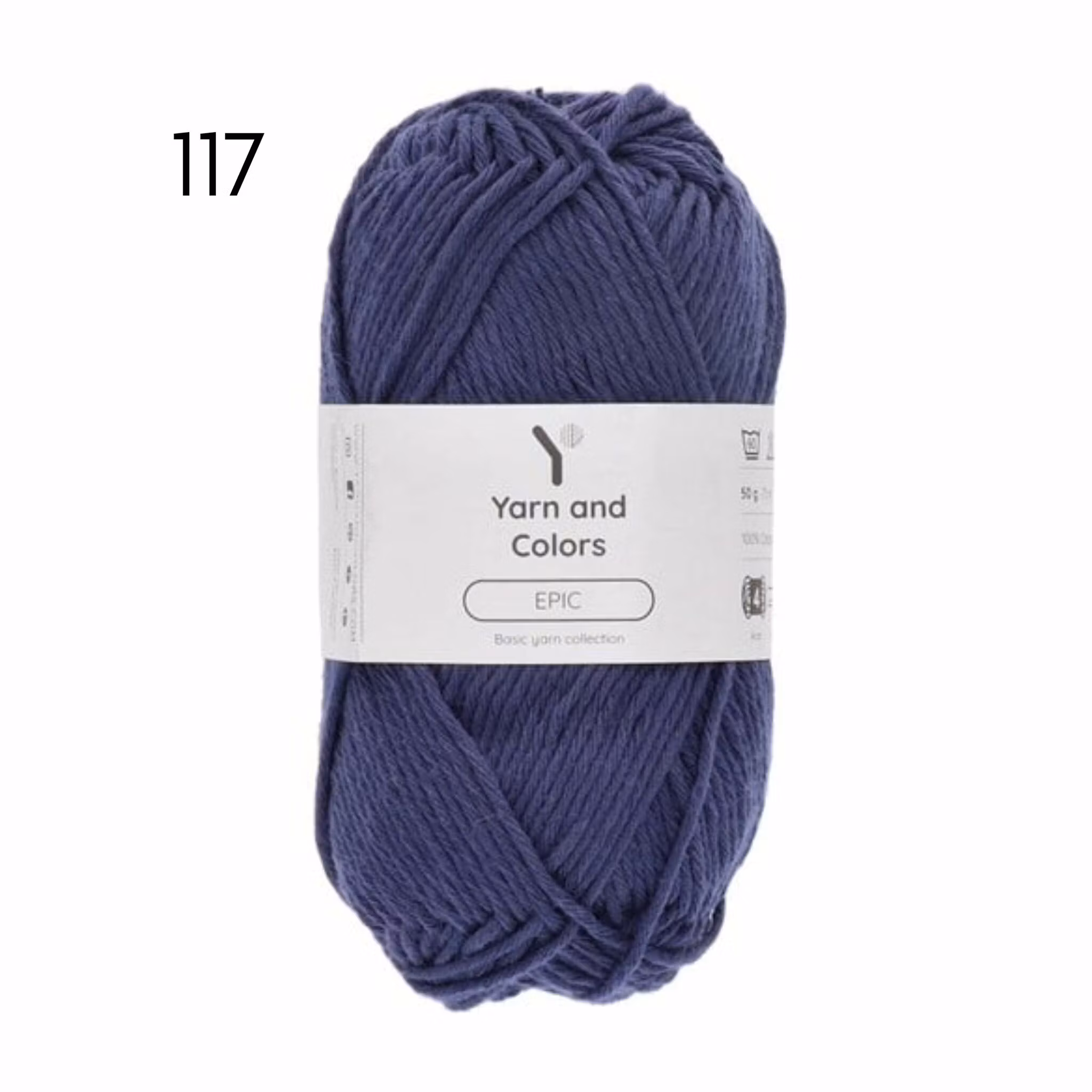 Yarn and colors - EPIC 8/8 bomullsgarn