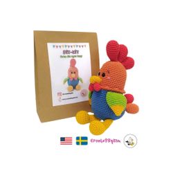 DIY kit Bobby • Tupp • Virkset gosedjur • DIY-kit • Crochetbykim