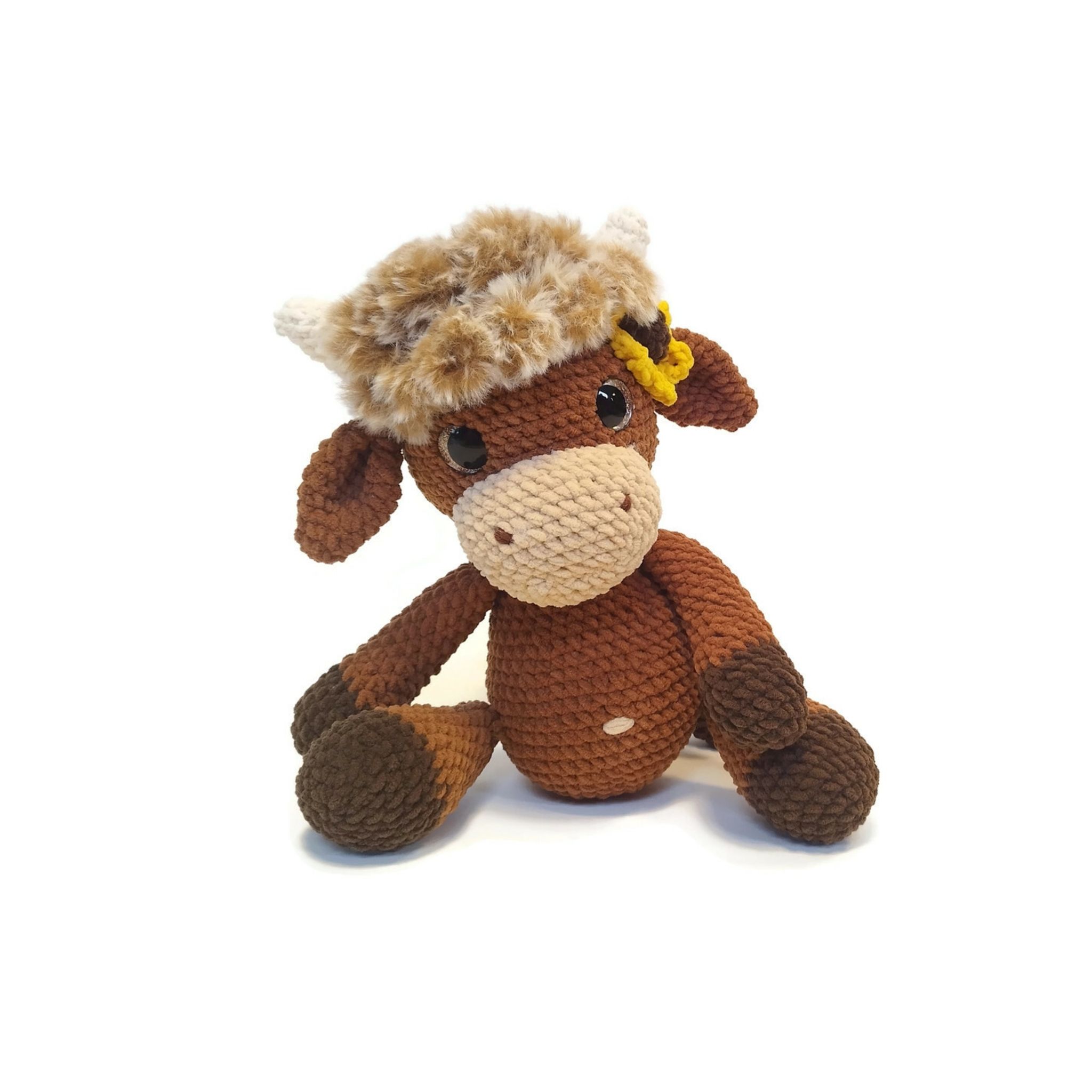 DIY kit Höglandsko EVELYN • Safari • Virkset gosedjur • Do it yourself kit • Crochetbykim