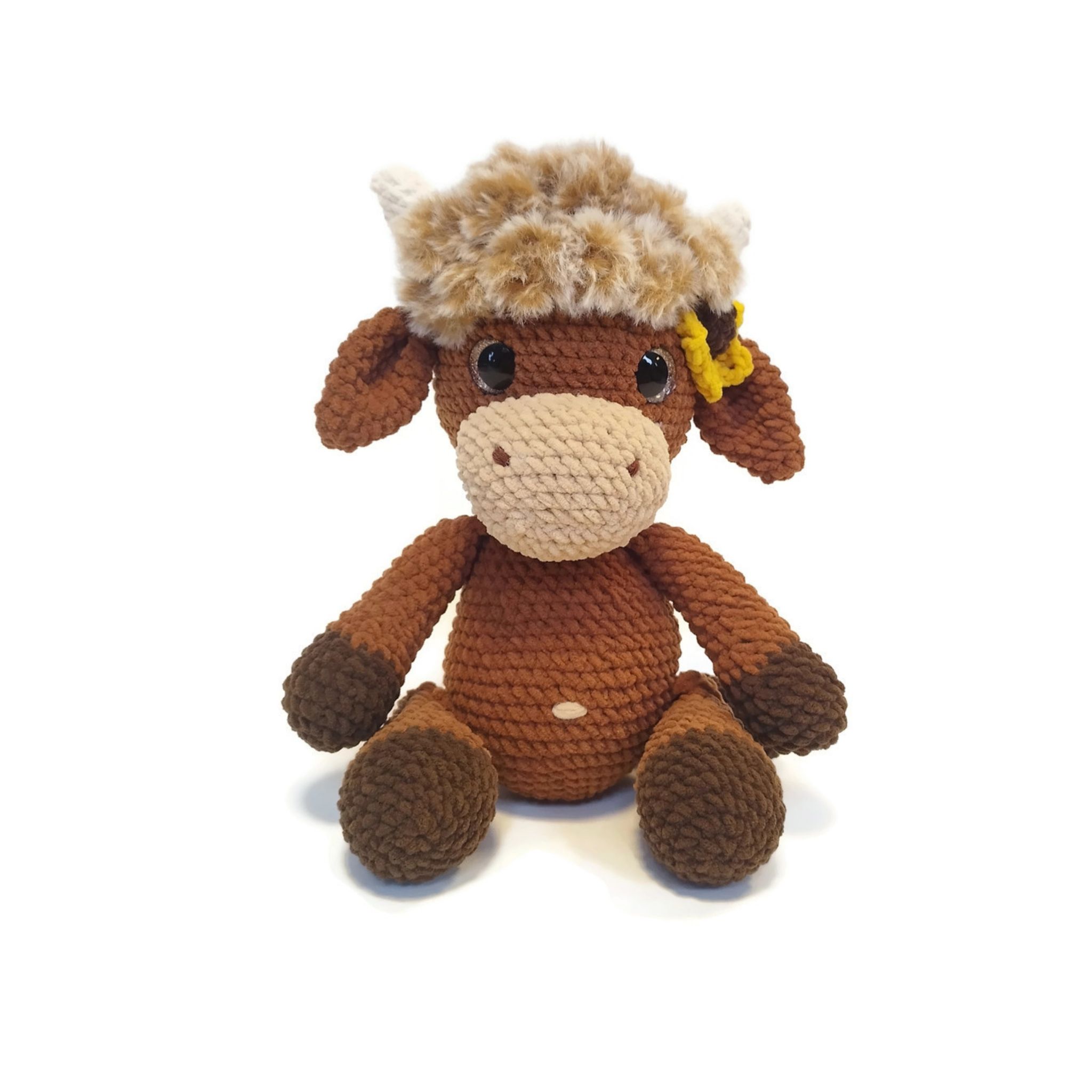 DIY kit Höglandsko EVELYN • Safari • Virkset gosedjur • Do it yourself kit • Crochetbykim