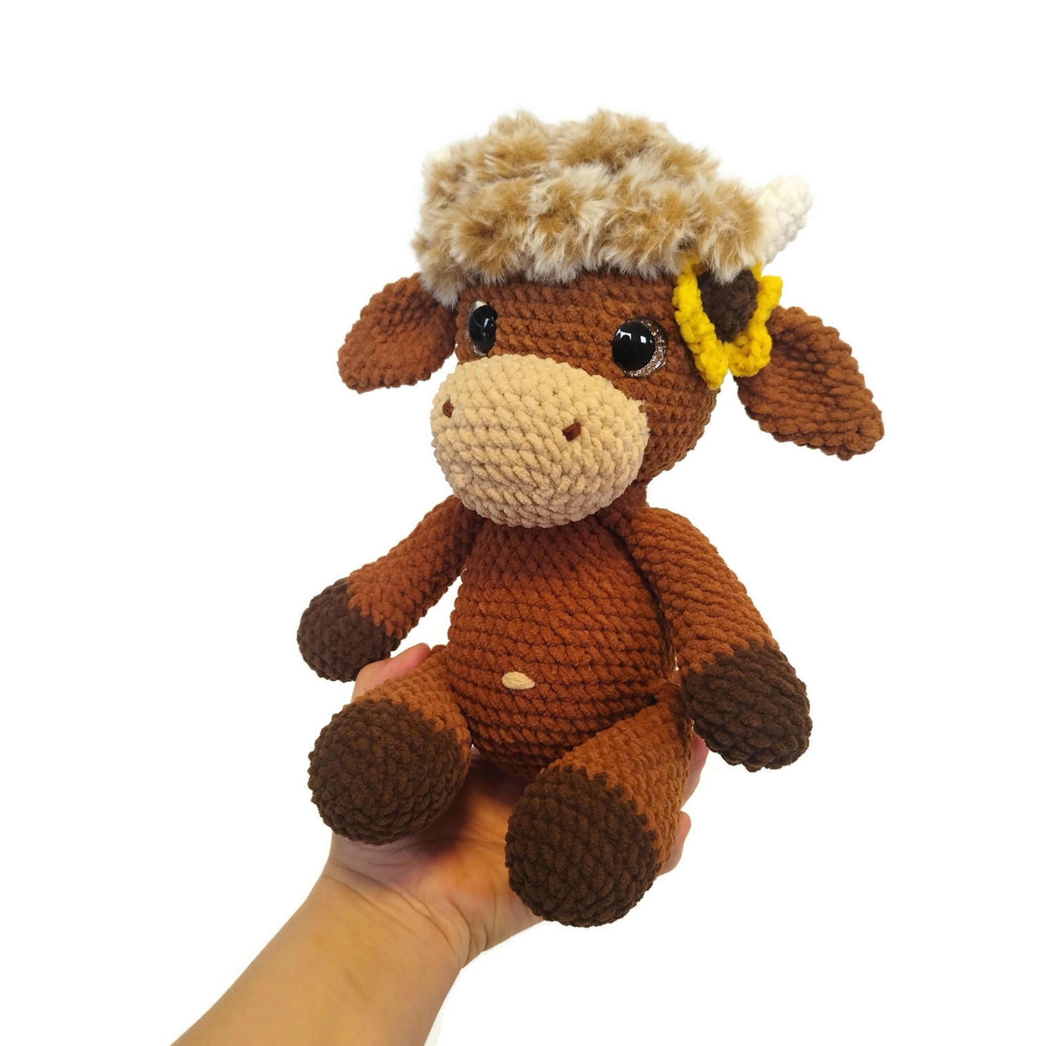 DIY kit Höglandsko EVELYN • Safari • Virkset gosedjur • Do it yourself kit • Crochetbykim