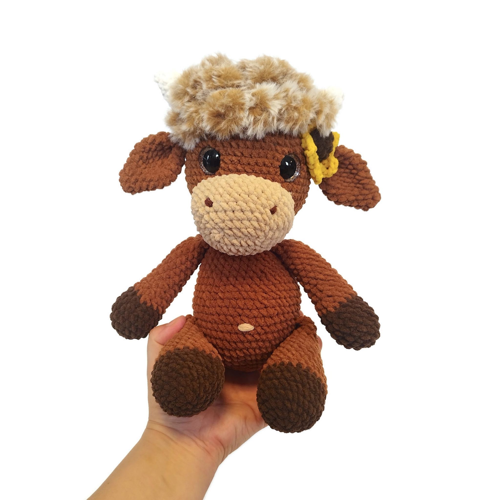 DIY kit Höglandsko EVELYN • Safari • Virkset gosedjur • Do it yourself kit • Crochetbykim