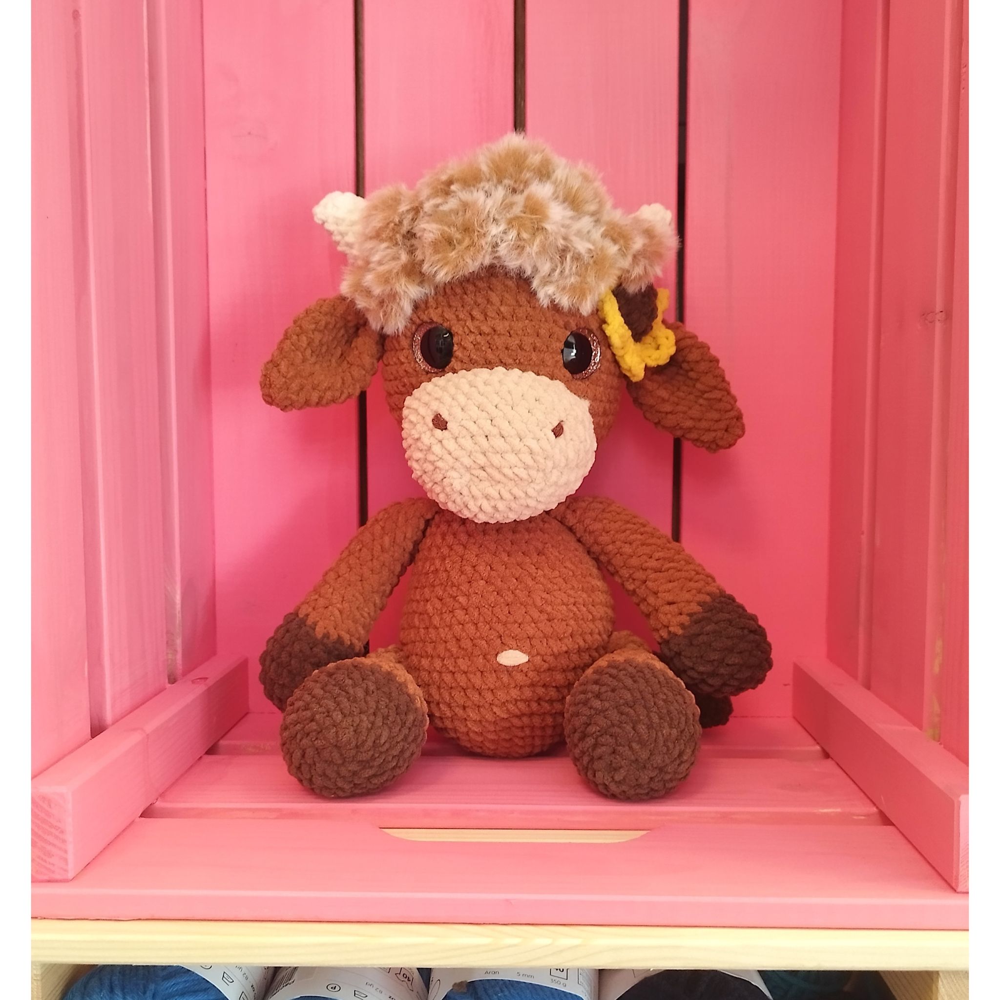 DIY kit Höglandsko EVELYN • Safari • Virkset gosedjur • Do it yourself kit • Crochetbykim