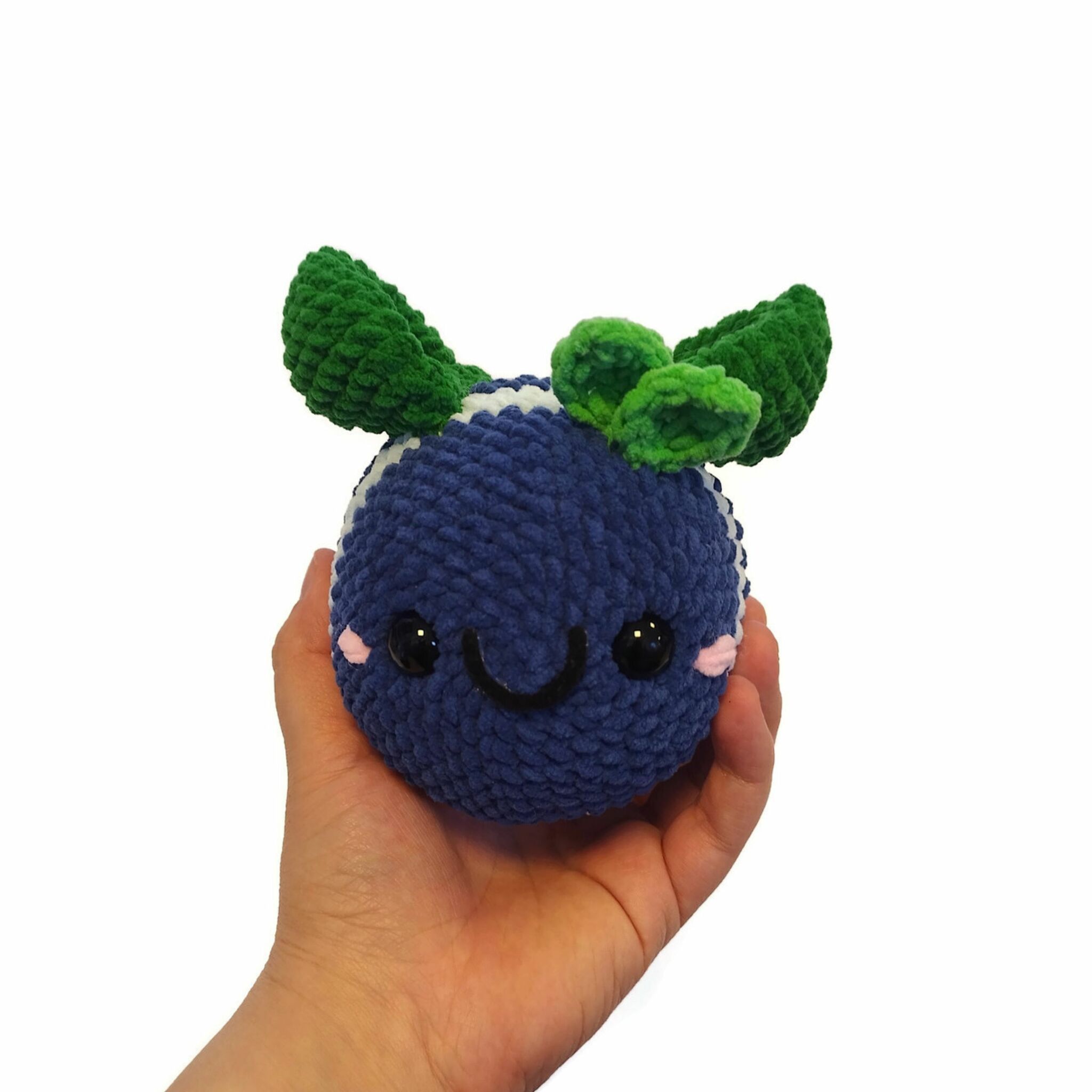 DIY Kit Jelly Bi Blåbär• Virkset gosedjur • Skapa ditt eget bi • Crochetbykim
