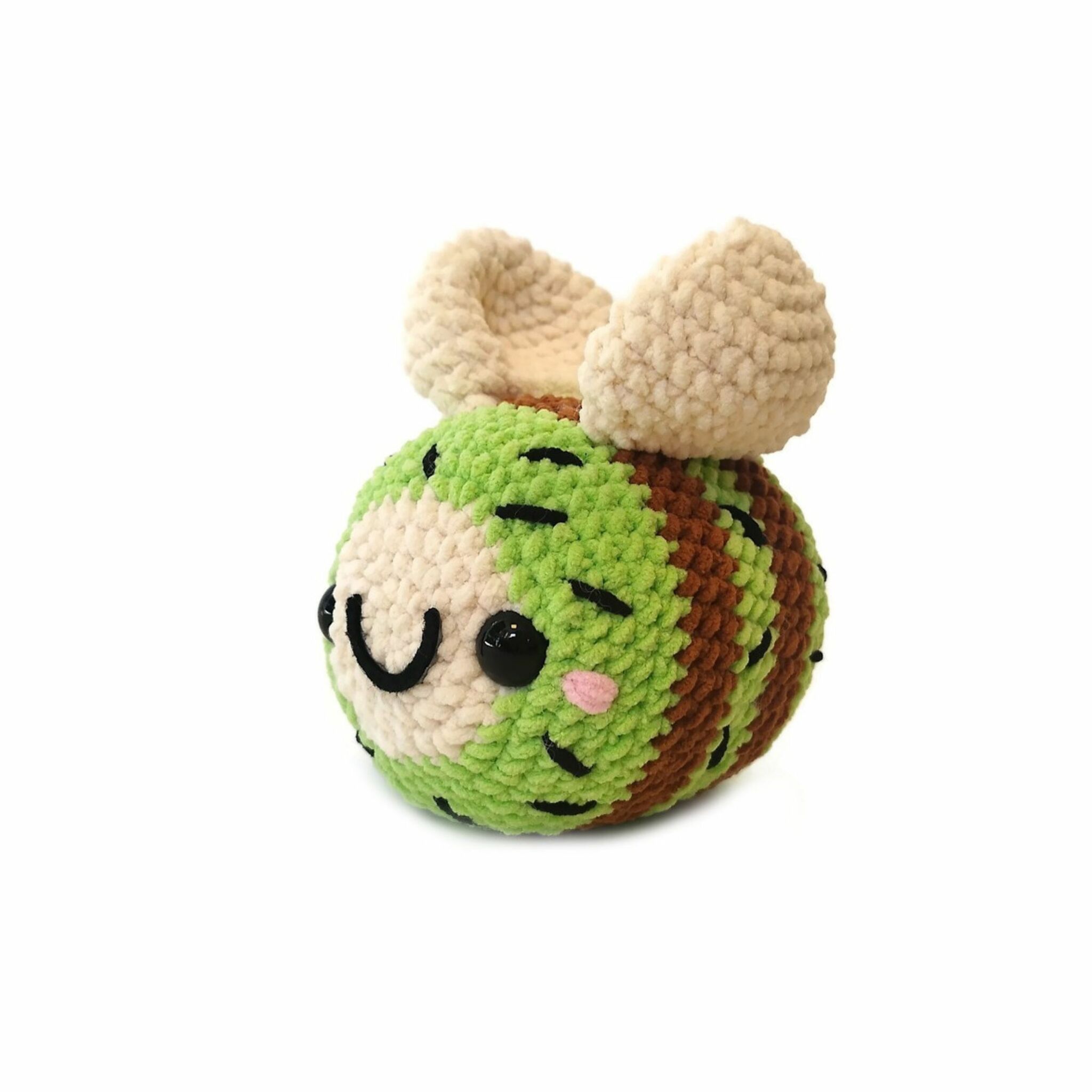 DIY Kit Jelly Bi Kiwi• Virkset gosedjur • Skapa ditt eget bi • Crochetbykim