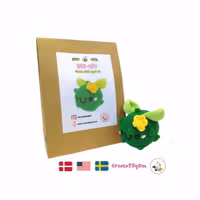 DIY Kit Jelly Bi Pickle• Virkset gosedjur • Skapa ditt eget bi • Crochetbykim