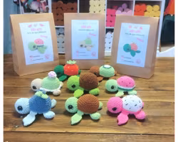 VIRKMÖNSTER Turtellini JUNIOR sköldpadda • 8 i 1 • amigurumi virkbeskrivning • crochetbykim • PDF