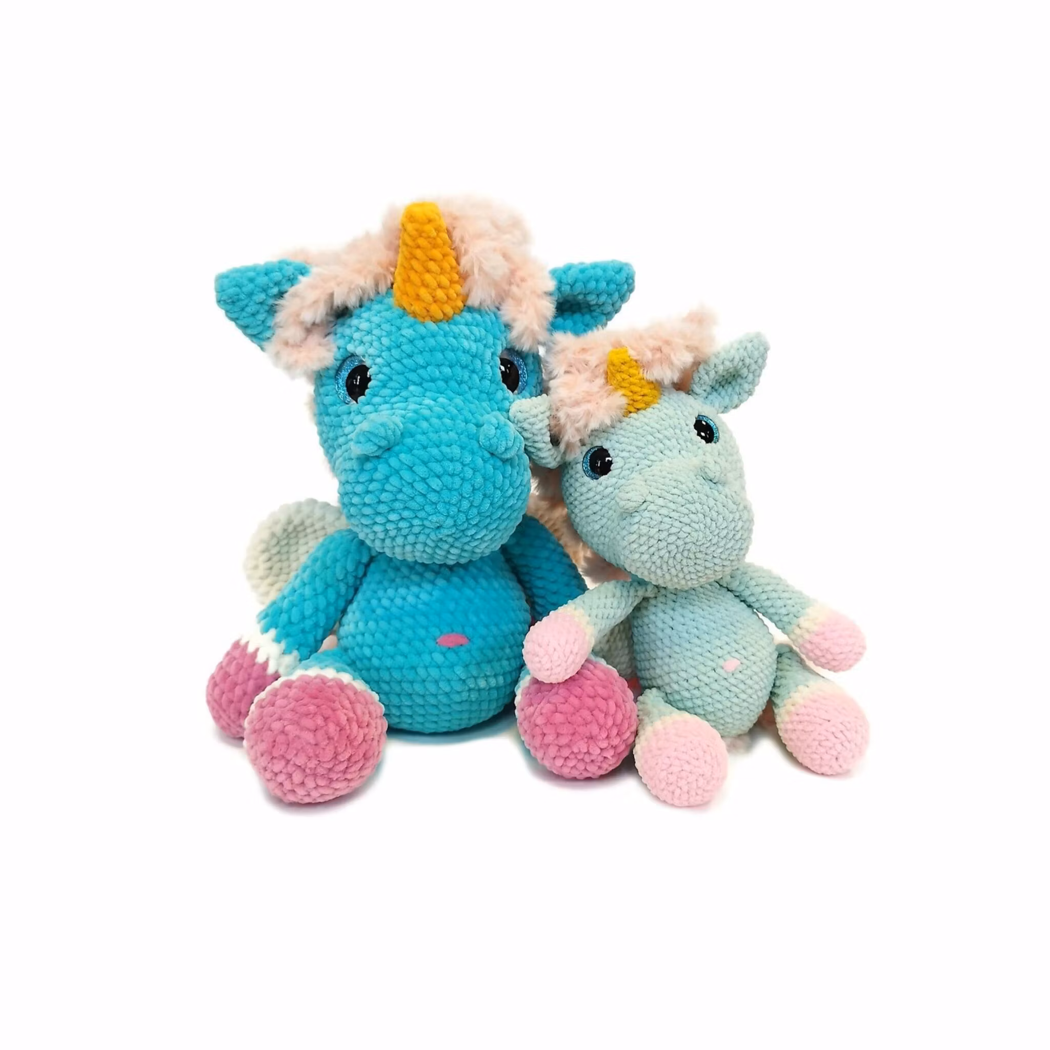 VIRKMÖNSTER Caramelli • Häst Ponny Enhörning Unicorn • amigurumi virkbeskrivning • crochetbykim • PDF