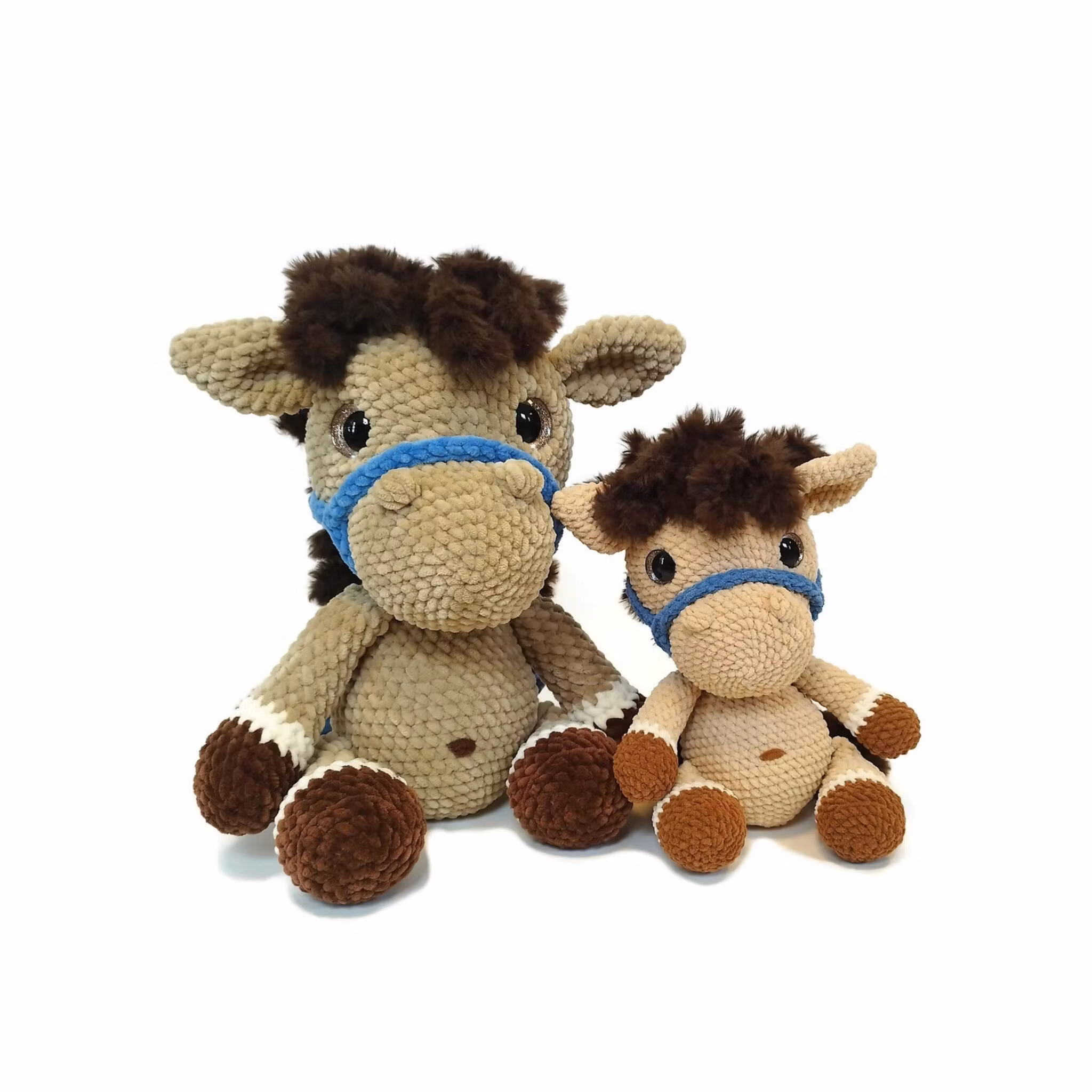 VIRKMÖNSTER Caramelli • Häst Ponny Enhörning Unicorn • amigurumi virkbeskrivning • crochetbykim • PDF