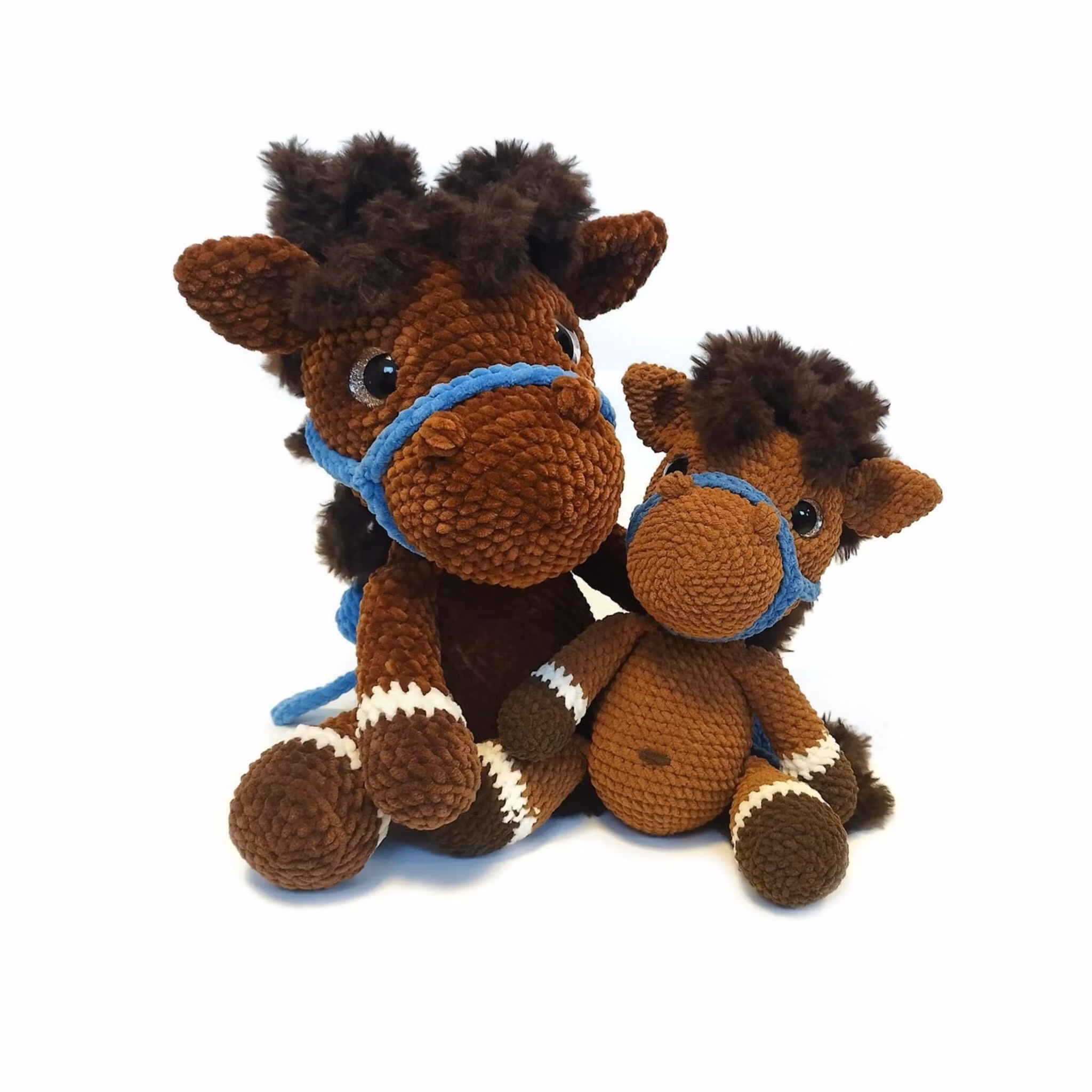 VIRKMÖNSTER Caramelli • Häst Ponny Enhörning Unicorn • amigurumi virkbeskrivning • crochetbykim • PDF