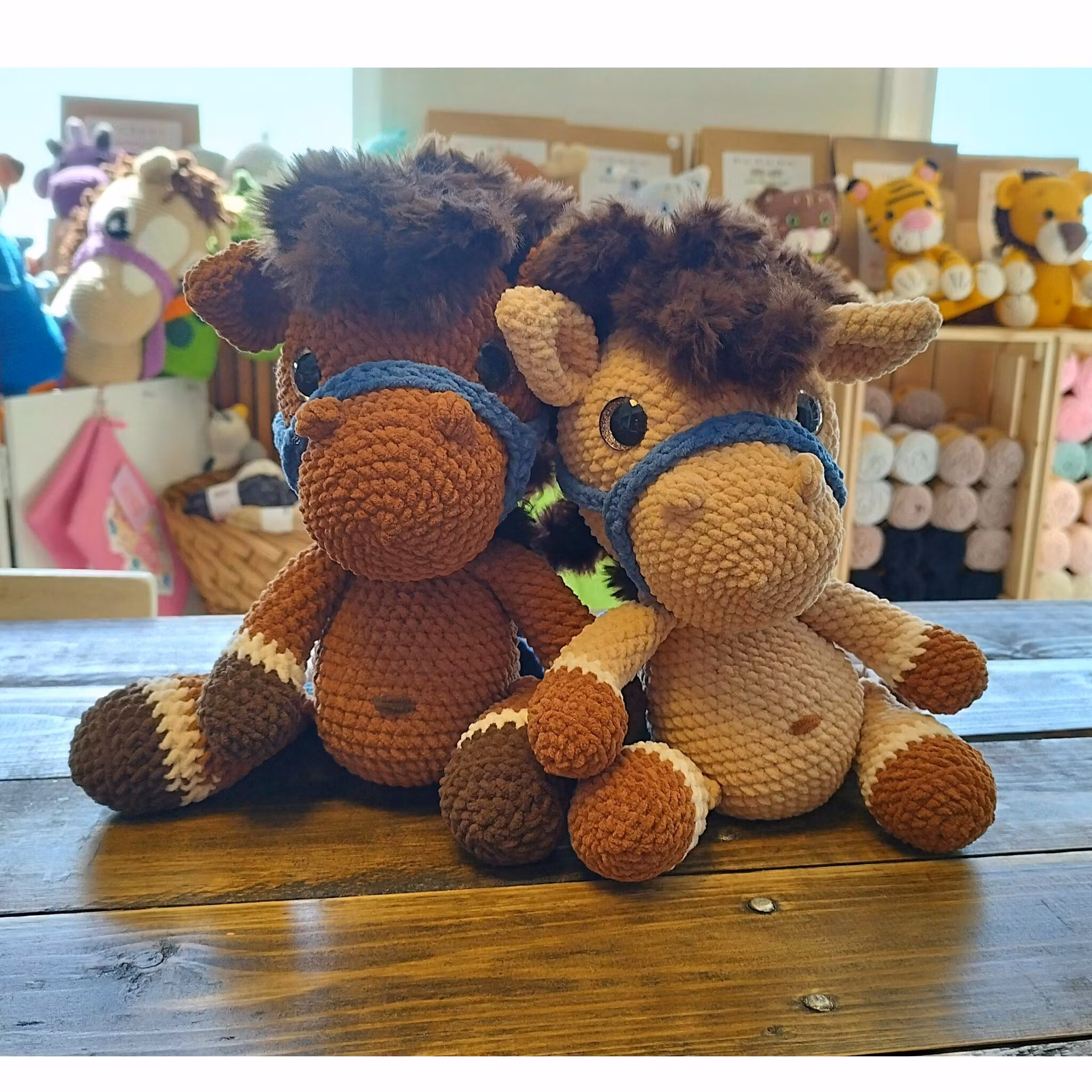 VIRKMÖNSTER Caramelli • Häst Ponny Enhörning Unicorn • amigurumi virkbeskrivning • crochetbykim • PDF