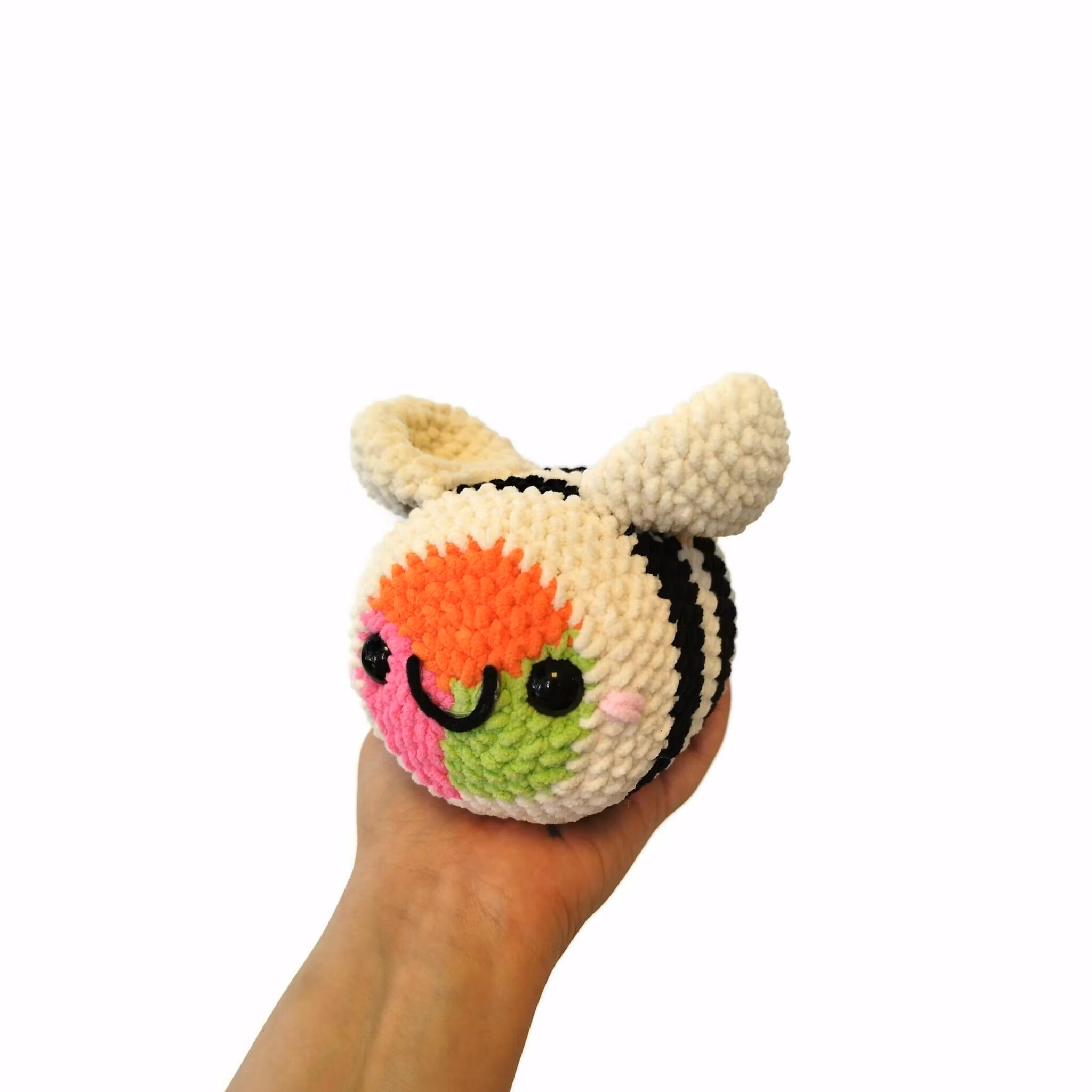 DIY Kit Jelly Bi Sushi• Virkset gosedjur • Skapa ditt eget bi • Crochetbykim