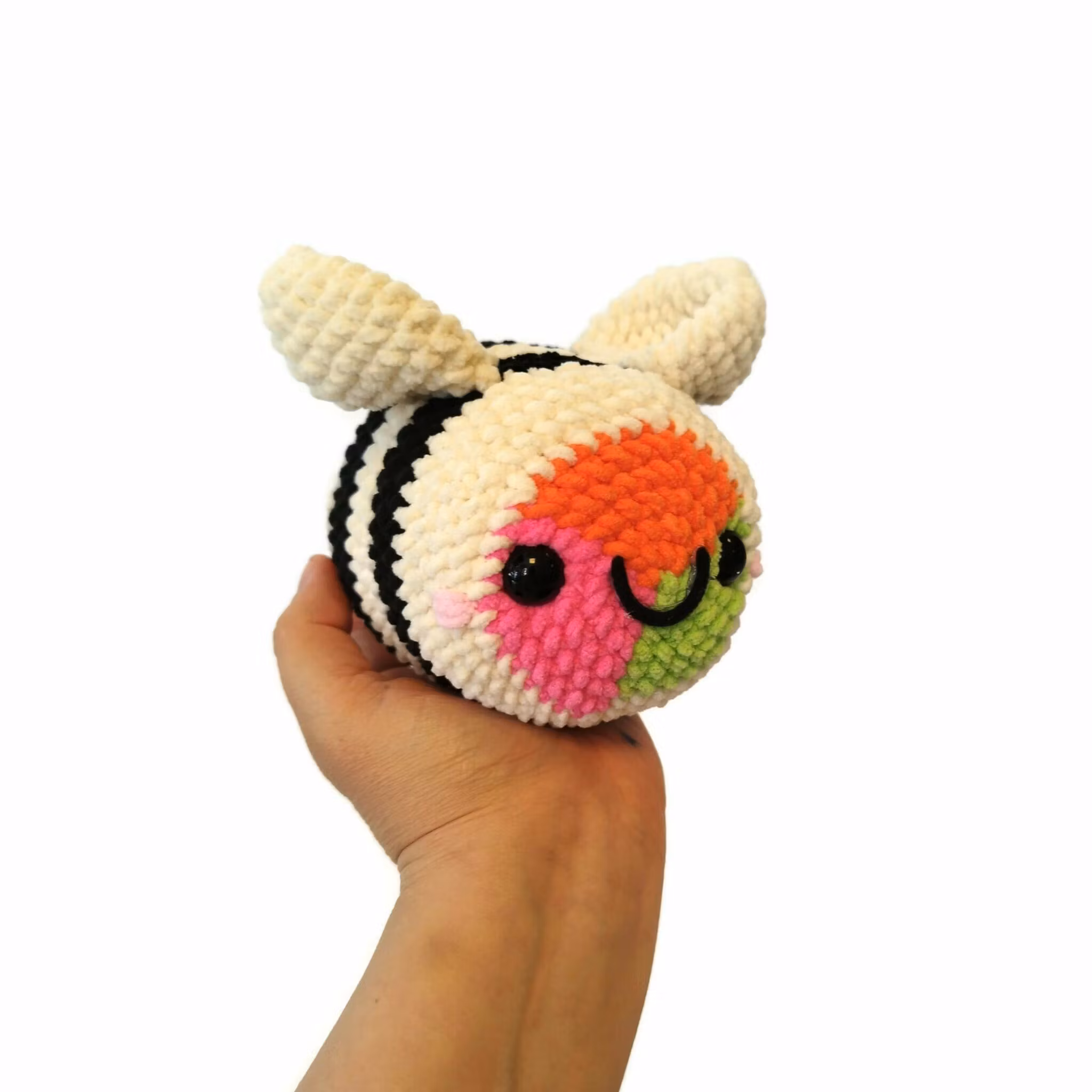 DIY Kit Jelly Bi Sushi• Virkset gosedjur • Skapa ditt eget bi • Crochetbykim