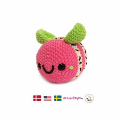 DIY Kit Jelly Bi Drakfrukt• Virkset gosedjur • Skapa ditt eget bi • Crochetbykim