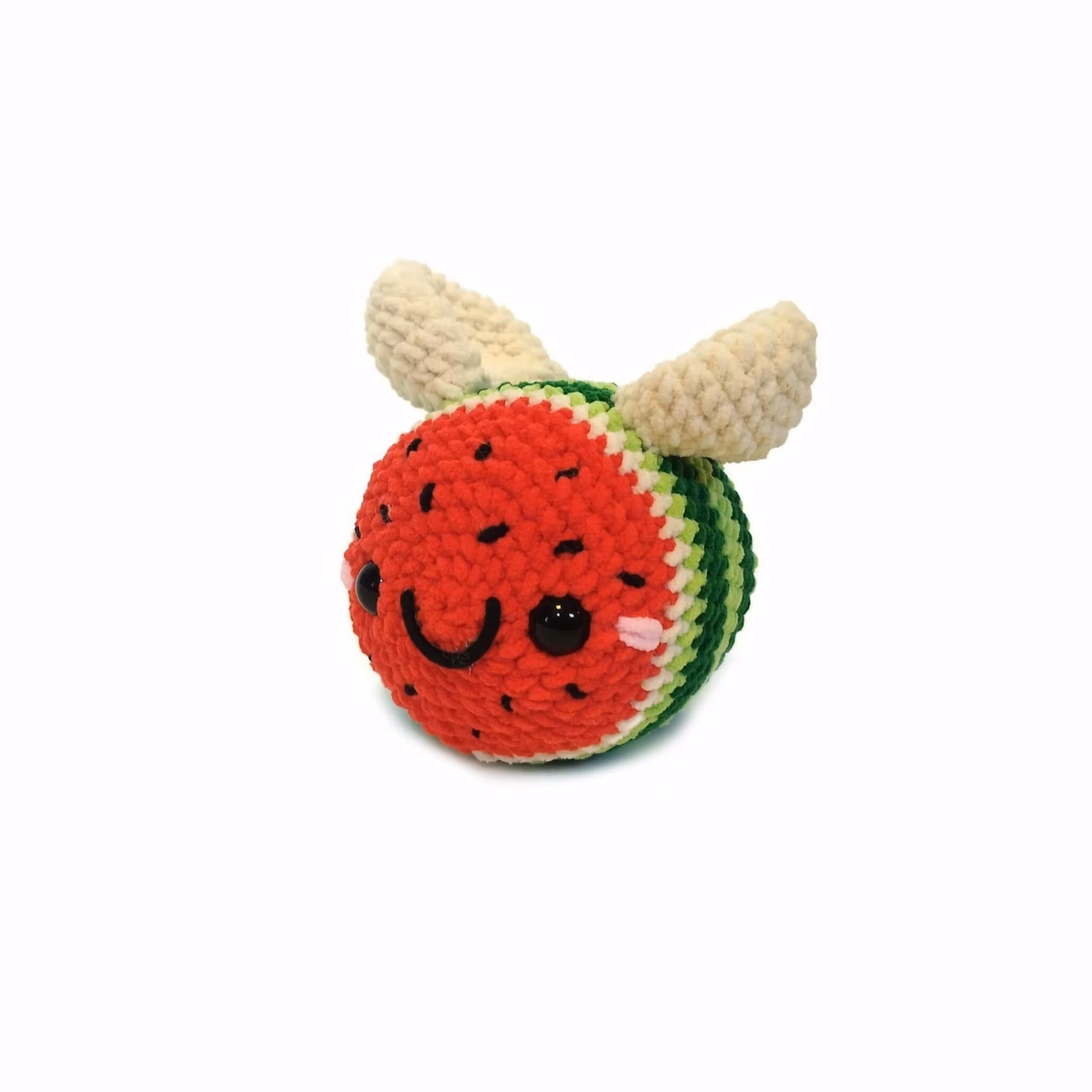 DIY Kit Jelly Bi Vattenmelon• Virkset gosedjur • Skapa ditt eget bi • Crochetbykim