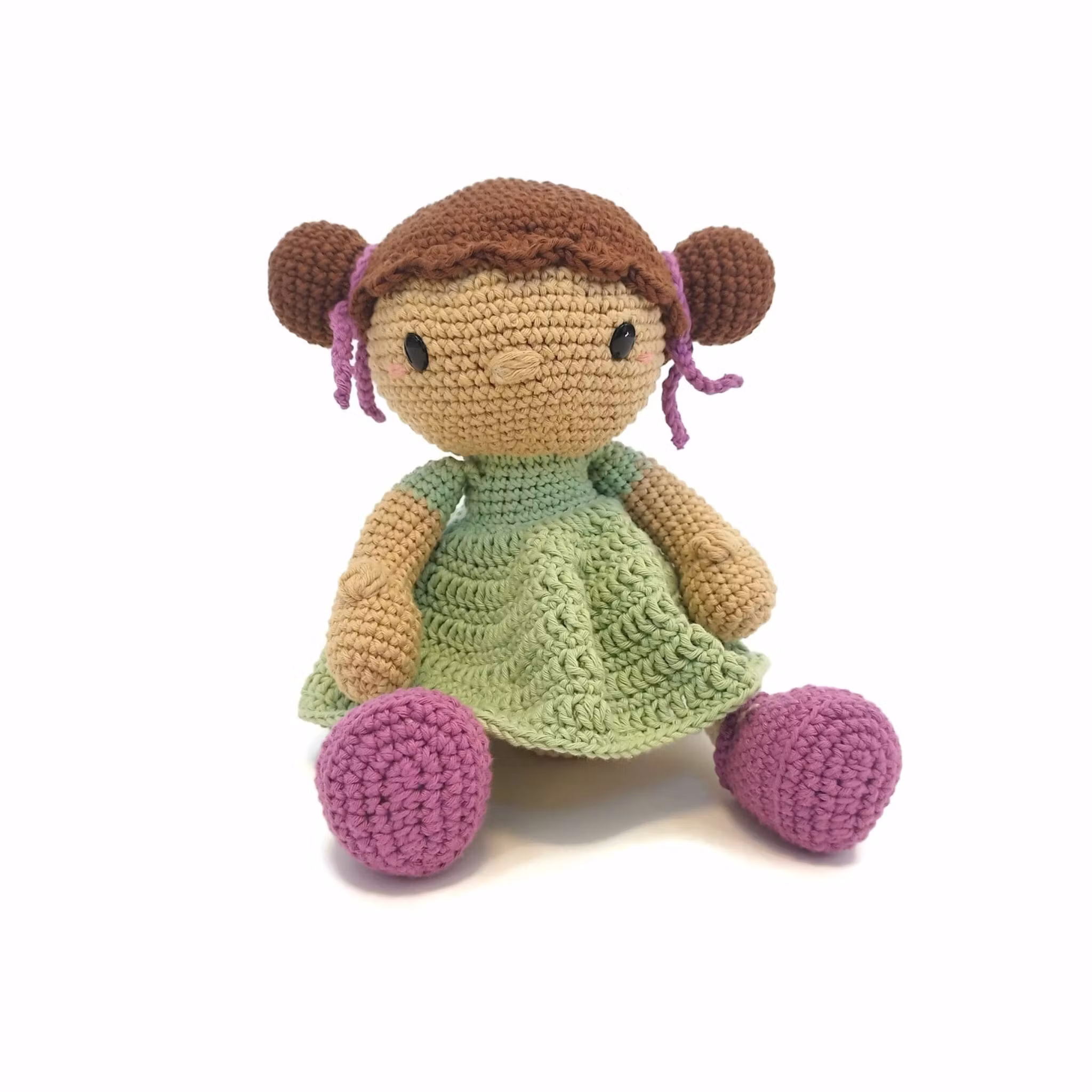 DIY kit Brunett EVY • Doll • Virkset docka • Virka din egen docka • Crochetbykim