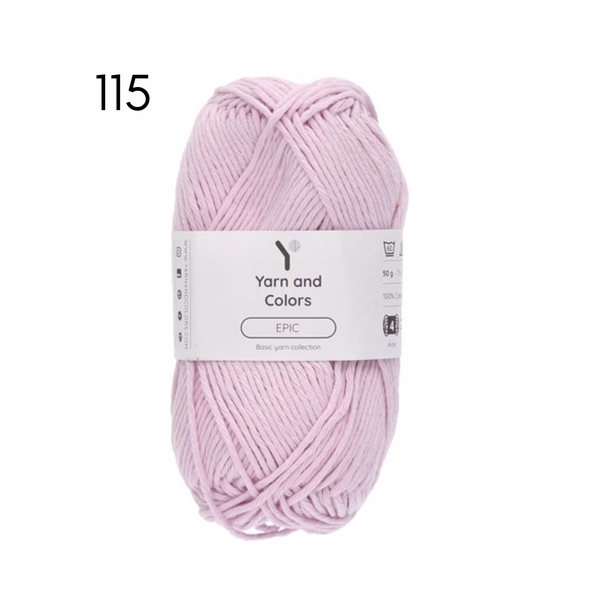 Yarn and colors - EPIC 8/8 bomullsgarn