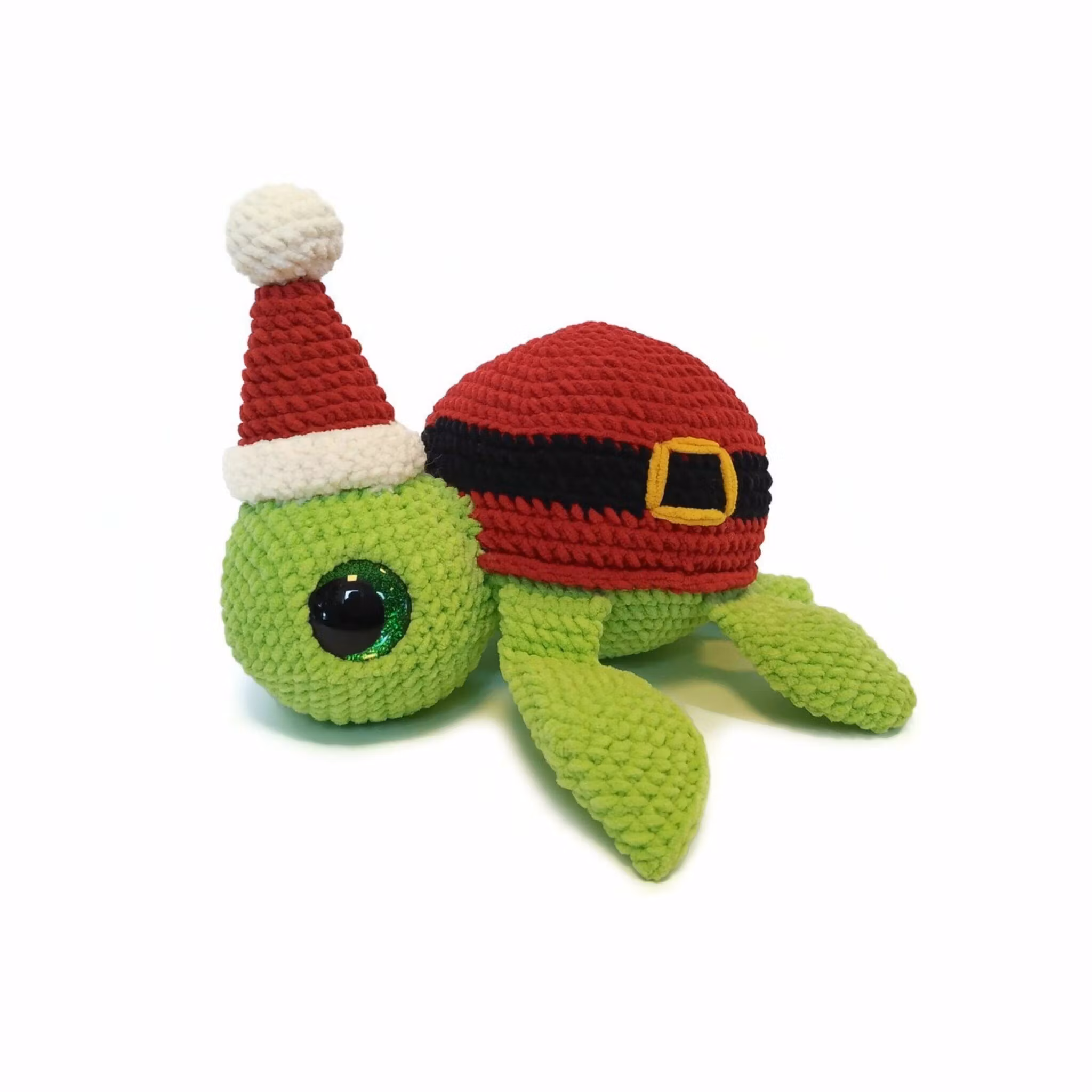 DIY KIT - Virka din egen Julsköldpadda: Jultomte Turtellini Christmas Edition