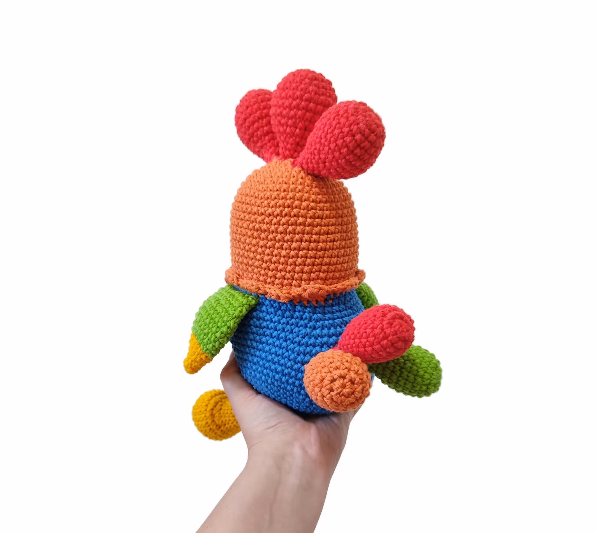 VIRKMÖNSTER Tuppen Bobby • Tupp Höna Kyckling • amigurumi virkbeskrivning • crochetbykim • PDF