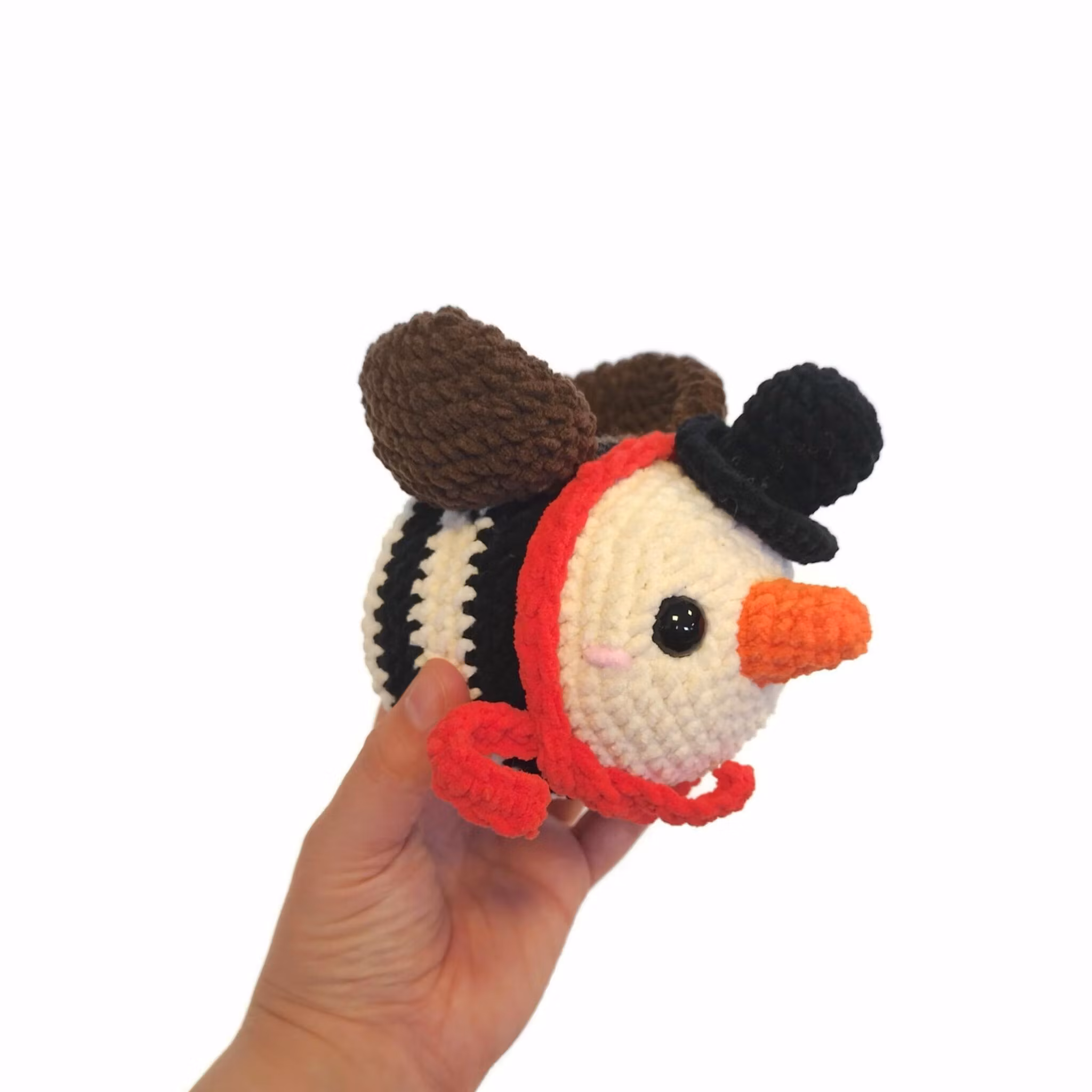 Virkmönster Juliga Bi • Jelly Bin • 9 i 1 mönster • Tomte Pepparkaka Ren Candy cane