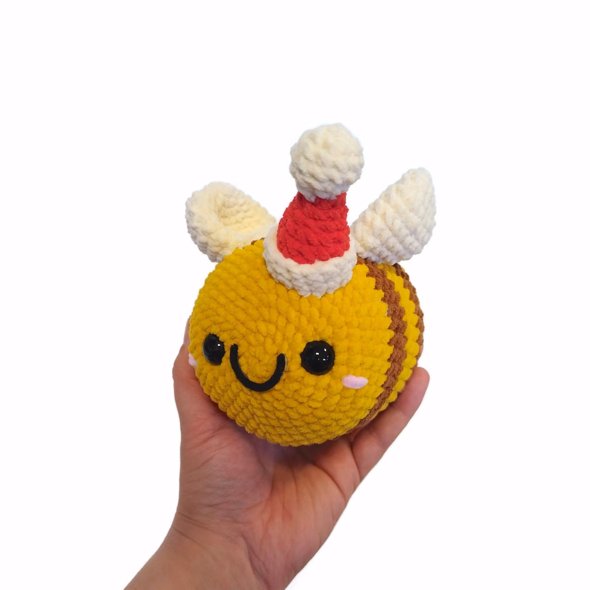 Virkmönster Juliga Bi • Jelly Bin • 9 i 1 mönster • Tomte Pepparkaka Ren Candy cane