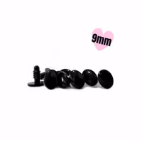 Platta ovala 9 mm säkerhetsögon • amigurumi ögon • virka • safety eyes • nalleögon