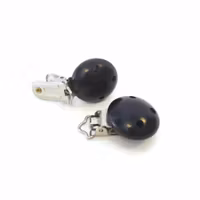 Clips till Barnvagnsmobil SVARTA • Napphållare • Träclips • Hänge