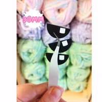 Filtmun med framtand 3 pack • Mun med tand• amigurumi mun • virka • crochet