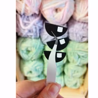 Filtmun med framtand 3 pack • Mun med tand• amigurumi mun • virka • crochet