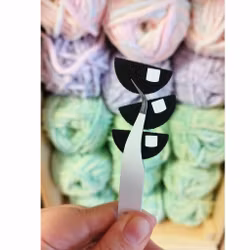 Filtmun med framtand 3 pack • Mun med tand• amigurumi mun • virka • crochet