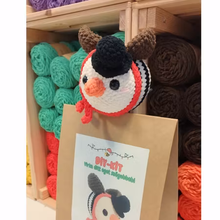 DIY kit • Virka ditt eget Jelly Bi Snögubbe 🎄🐝 • Limited Edition