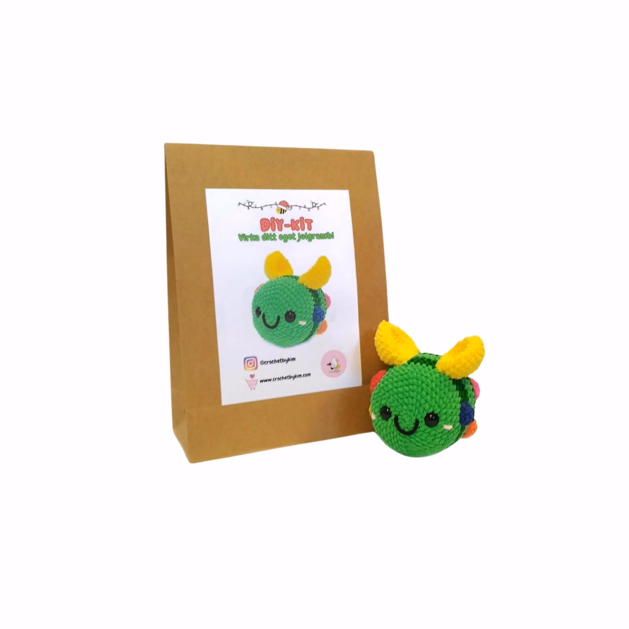 DIY kit • Virka ditt eget Jelly Bi Julgransbi 🎄🐝 • Limited Edition