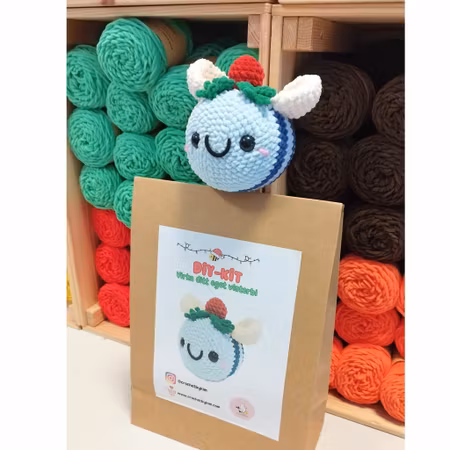 DIY kit • Virka ditt eget Jelly Bi Vinterbi 🎄🐝 • Limited Edition