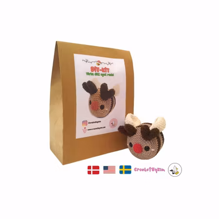 DIY kit • Virka ditt eget Jelly Bi Ren 🎄🐝 • Limited Edition