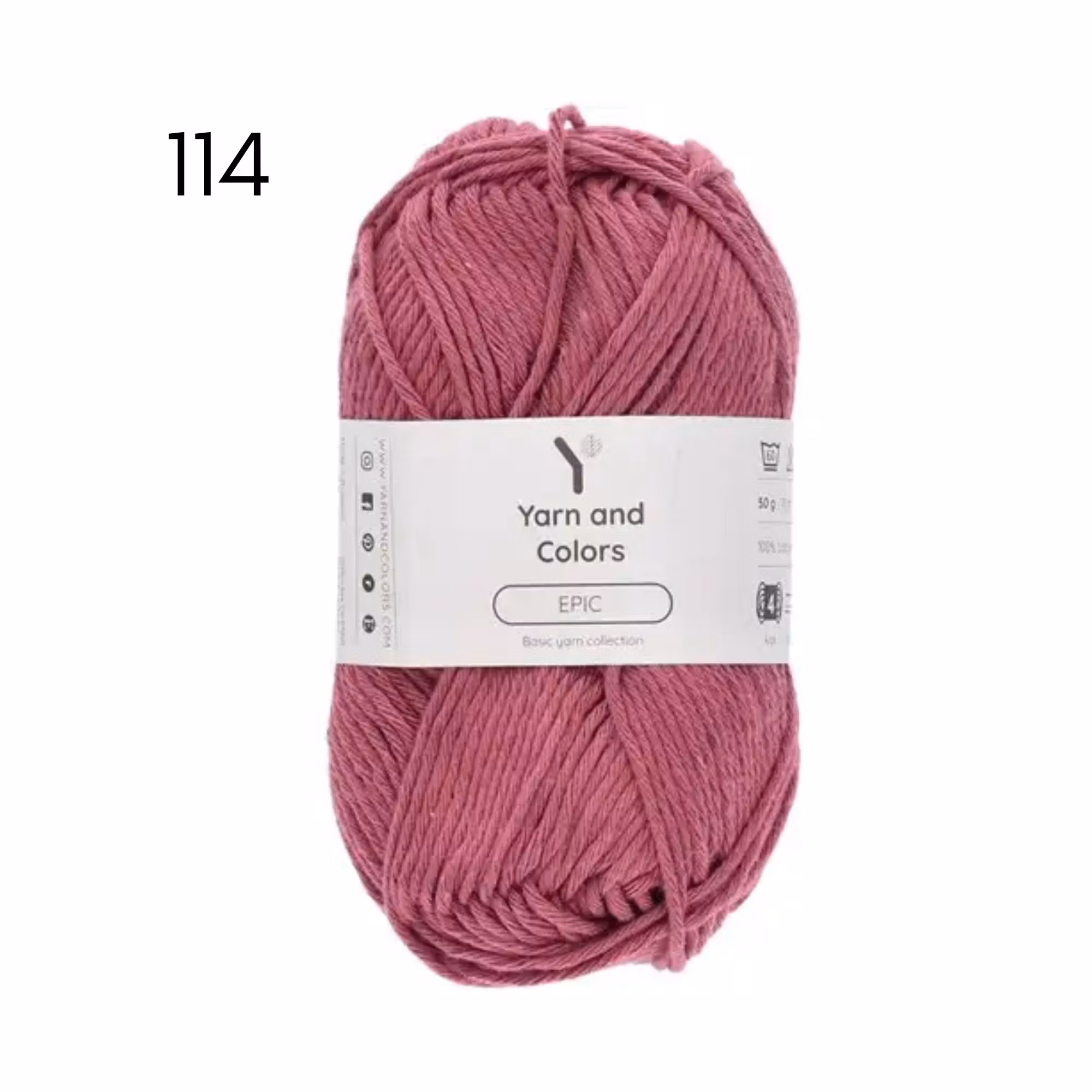 Yarn and colors - EPIC 8/8 bomullsgarn