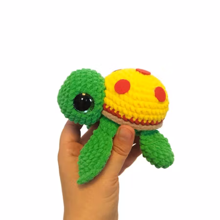 Turtellini Junior Pizza – DIY-kit - Virka din egen pizzasköldpadda! 🍕🐢