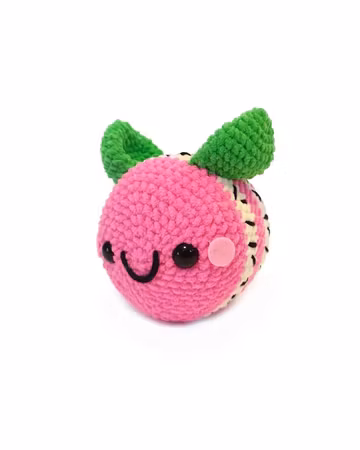 DIY Kit Jelly Bi Drakfrukt• Virkset gosedjur • Skapa ditt eget bi • Crochetbykim