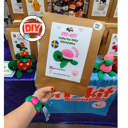 DIY-kit – Virka Turtellini Junior Vattenmelonssköldpadda