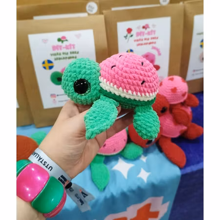 DIY-kit – Virka Turtellini Junior Vattenmelonssköldpadda