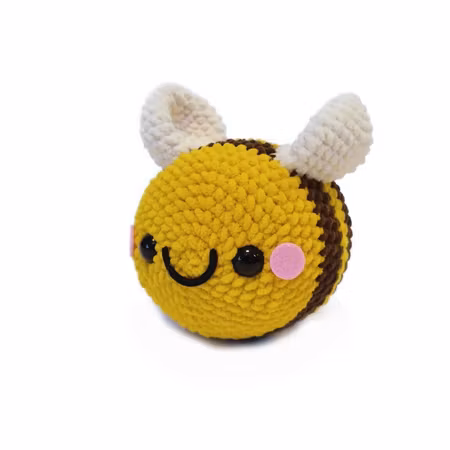 DIY Kit Jelly Bi Original• Virkset gosedjur • Skapa ditt eget bi • Crochetbykim