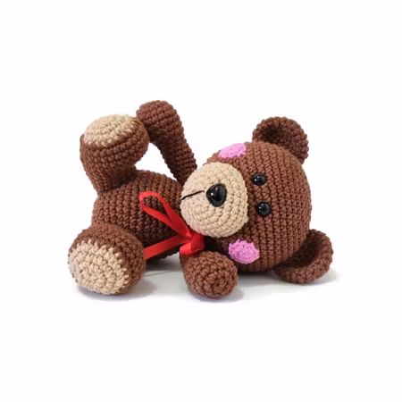 Virkmönster Nallebjörnen Harry 🧸