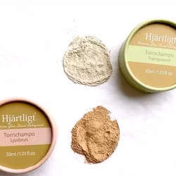 Hjartligt Tørrsjampokit 30ml og påføringsbørste