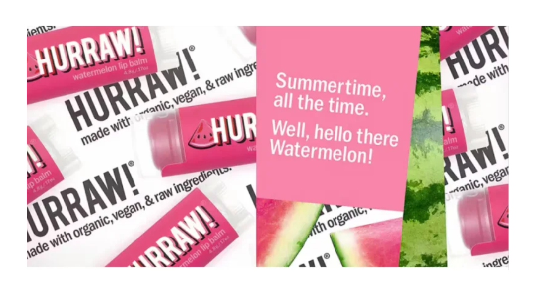 HURRAW lipbalm watermelon