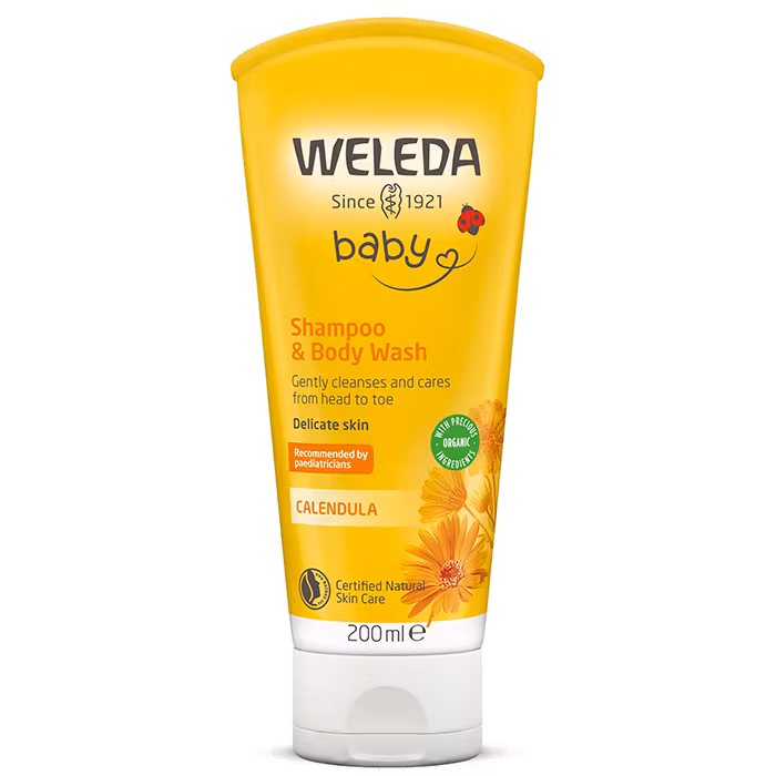 Weleda Calendula Shampoo & Body Wash 200ml