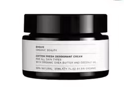 Evolve Fresh Cotton Deodorant Cream 30ml
