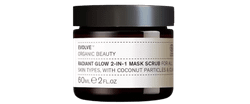 Evolve Radiant Glow 2-in-1 Mask Scrub 60ml