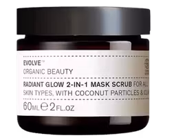 Evolve Radiant Glow 2-in-1 Mask Scrub 60ml