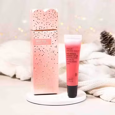 Evolve Sweet Kiss Gavesett - Bio-Retinol Glossy Lip Oil