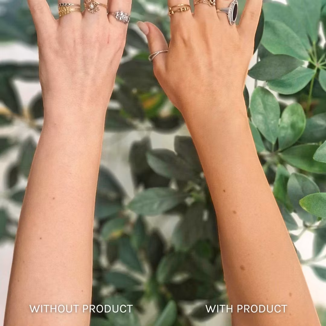 Evolve Sunless Glow 3-i-1 Gradual Tan – økologisk selvbruner som gir naturlig brunfarge til ansikt og kropp, samtidig som den pleier huden.